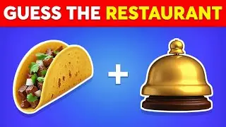 Guess the Fast Food Restaurant by Emoji 🌮🍟 Emoji Quiz