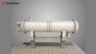 Теплообменник с линзовым компенсатором