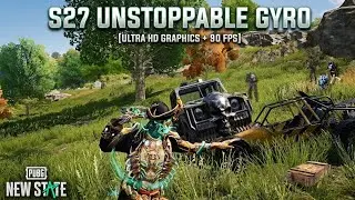 90 FPS + GYRO = UNSTOPPABLE 😳 | PUBG NEW STATE MOBILE MOBILE 