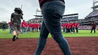 William Tennent Students Sing National Anthem at Phillies Game