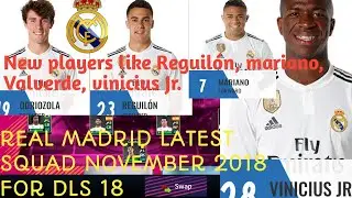 v6.0.1 | Real Madrid profile.dat |save data DLS 2019 real |November  2018 | with kits and stadium