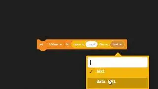How to play downloaded video files using the video extension | Turbowarp |
