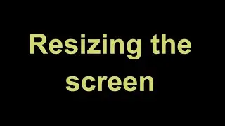 Resizing the screen (using your browser) - Make the text and waterfall larger!