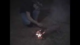 Making Fire With Sticks