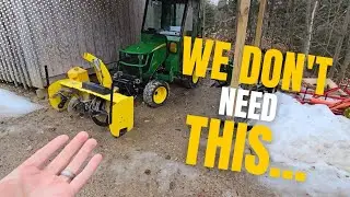 Let's pull the snowblower off the 2025R