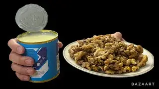 Whisk condensed milk and nuts! The best French no-bake dessert!