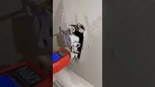 Melted outlet #electrical #service #melty