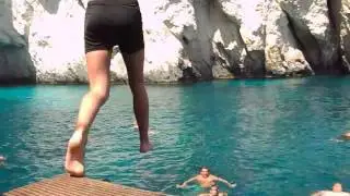 Купание Голубые пещеры