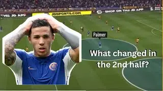 Chelsea 1-1 Crystal palace tactical analysis |Why Chelsea lost the second half?