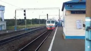 Электропоезд ЭД4МК-0029 станция Бекасово-1