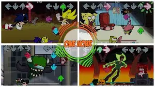 FNF Friends To Your End |  But Everyone Sings It | FNF 1 Hour