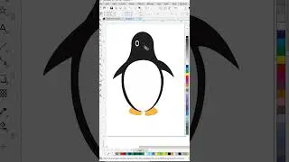 🐧🐧penguin in coreldraw