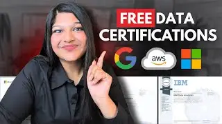 FREE Certifications by TOP Companies That Every DATA ANALYST Fresher Should Have in 2026