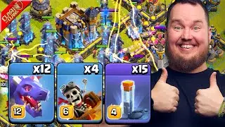 Mass Totem Spells is Broken at TH18! (Clash of Clans)