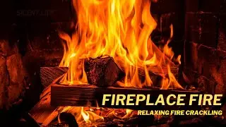 FIREPLACE FIRE//RELAXING FIRE CRACKLING.