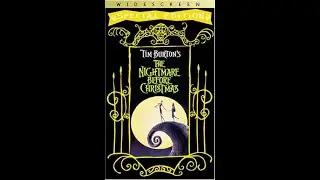 Opening to The Nightmare Before Christmas 2000 VHS