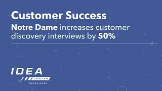 Notre Dame scheduled 50% more customer discovery interviews with RocketReach