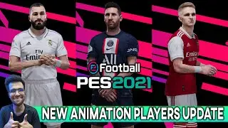 PES 2021 | NEW ANIMATION PLAYERS UPDATE