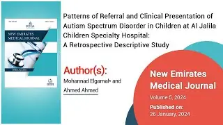 Autism Spectrum Disorder: Referral Patterns & Clinical Presentation at Al Jalila Children's Hospital