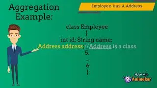 Aggregation In Java  || Java Tutorial