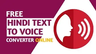 Text to Voice | Hindi Text to Speech Converter online free | Text to Audio 2021