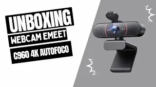 UNBOXING WEBCAM EMEET C960 4K POSSÍVEL CAMPEÃ DE CUSTO BENEFÍCIO, EM BREVE REVIEW