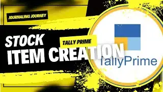 How to create stock items in Tally prime | class 10