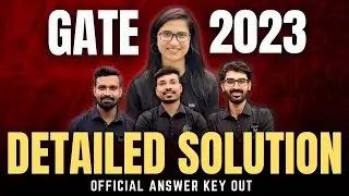 GATE 2023 Answer Key Chemistry | GATE 2023 Paper Solution Chemistry | GATE CY 2023 Answer Key