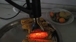 İnşaata kullanılan makine ile Evde mısır kızartmak