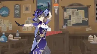 Genshin Impact MMD Lisa Dilbar Belly Dance