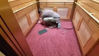 Colocación de alfombra modular - instalar alfombra modular - How To Install Carpet Tile Flooring