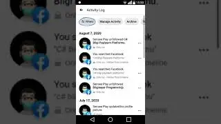 See the list of friends removed from Facebook on Mobile