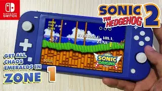 SONIC ORIGINS | Sonic The Hedgehog 2 - Zone 1 - Emerald Hill Zone (Nintendo Switch Lite)