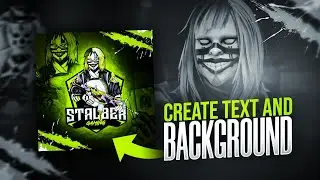 How To Make Mascot Logo On Android || Mascot logo text and background