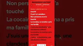 JVSTIN - CLANDESTINA ( TikTok Remix) #shorts #shortvideo #jvstin #clandestina #remix #carmusic