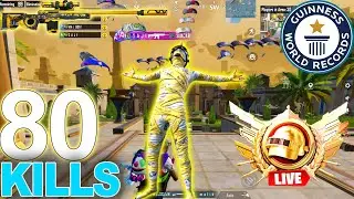 80 KILLS! 🔥 My Best Gameplay of the Event 😍 | PUBG Mobile