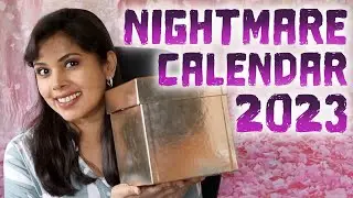 NIGHTMARE BEAUTY ADVENT CALENDAR UNBOXING 2023