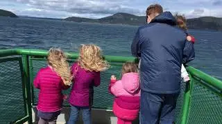 Windy on the ferry