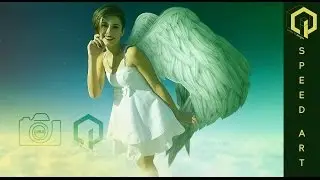 + The skyscraper of paradise + Digital Image Photoshop + Aixa Ques + Speed Art