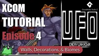 [4] GameMaker Studio 2: XCOM 04 Game Tutorial Series - Walls, Decorations, and Biomes!