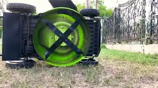 Greenworks 60v Self Propelled Lawn Mower X Blade Full Video