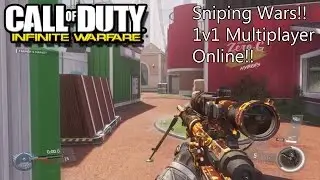Sniping war 1v1 Multiplayer with mate!! Call of duty infinite warfare online!