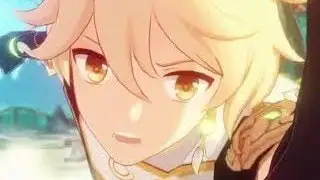 HYDRO ARCHON FIGHTS AETHER Genshin Impact CUTSCENE