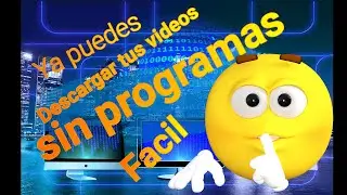 Como descargar vídeos de yuotobe, facil  sin usar programa