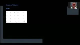 The rules for sign in division