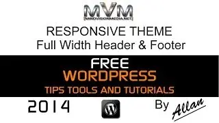 WordPress Responsive Theme Full Header and Footer 2014