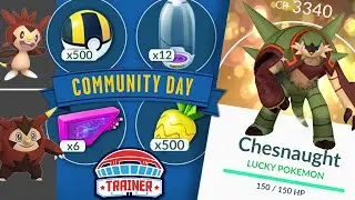 *CHESPIN* Top Tips - Community Day 2023 | Pokémon GO