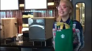 Lady Gaga at Starbucks #CupsOfKindess #BTWFoundation #Startbucks