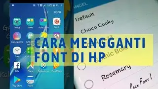 Cara Mengganti Font Style di HP Android