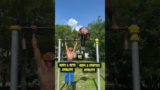 Sets & Reps Athlete Vs Sets & Statics Athlete @powerovervanity vs @RipRight